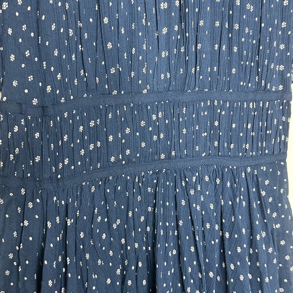 Ulla Johnson Jules Polka Dot Handkerchief Dress blue/white 2 - Picture 12 of 12